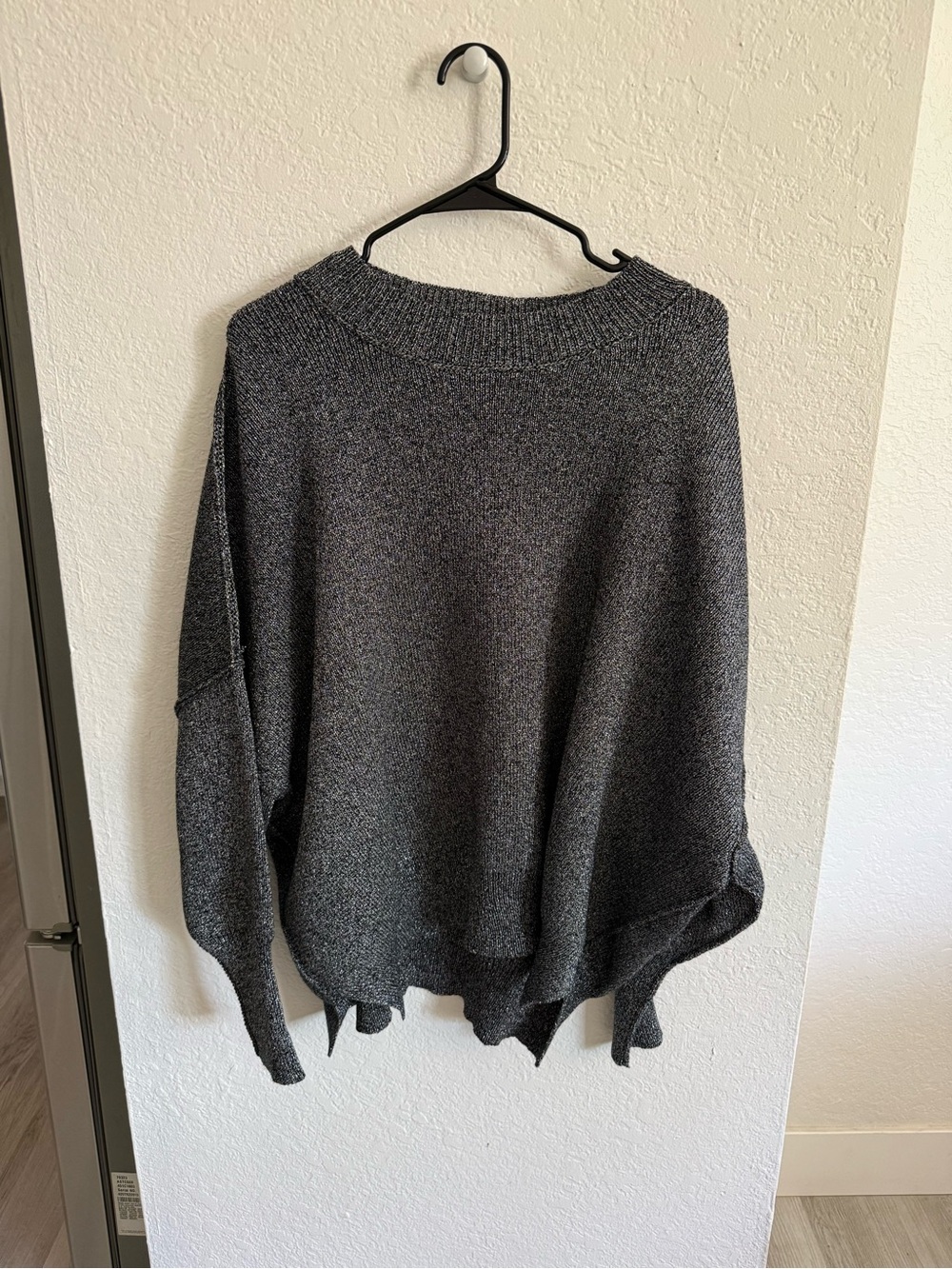 Vici Charcoal Marled Crewneck Sweater